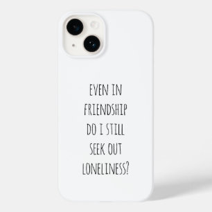Even In Friendship iPhone Case