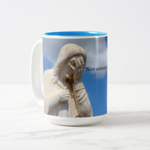 Even Jesus Has His Limits Funny Dad Jokes Add Name Two_Tone Coffee Mug