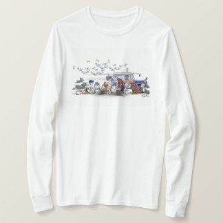 Even The Dogs & Cats Love Their Mailman! T-Shirt