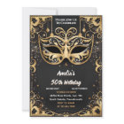 Even Tutu Black Gold Chic Masquerade 50th Birthday