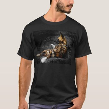 Even Wild Dogs Rest T-shirt by laureenr at Zazzle