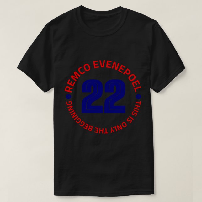 Evenepoel Champion - The 2022 Round T-Shirt (Design Front)
