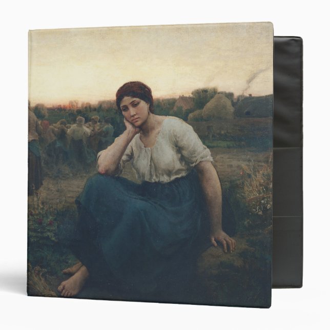 Evening, 1860 3 ring binder (Front/Inside)