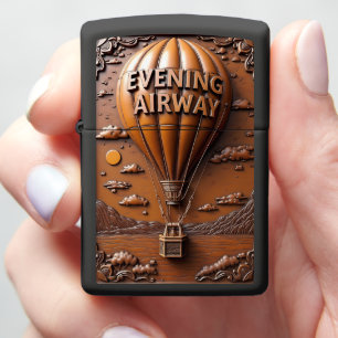 Evening Airway Low Altitude Flight Zippo Lighter