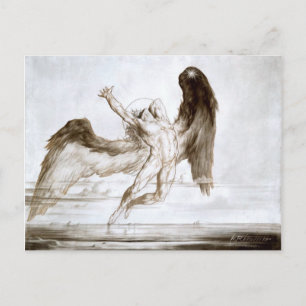 Evening aka The Fall Of Day by William Rimmer Postcard