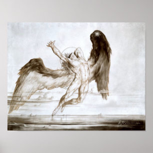 Evening aka The Fall Of Day by William Rimmer Poster