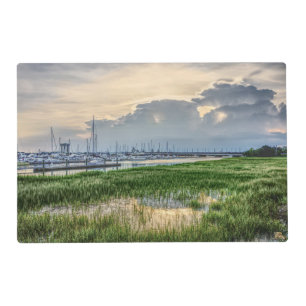 Evening At Charleston Harbor Placemat