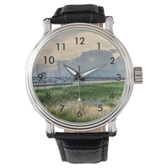Evening At Charleston Harbor Watch (Front)