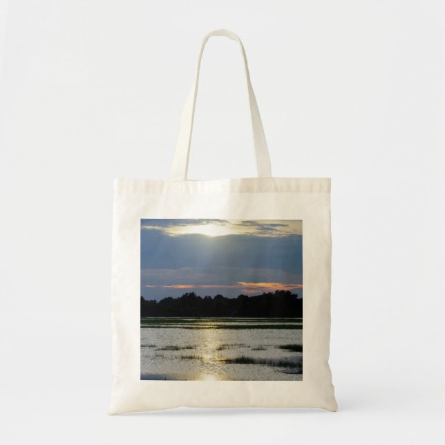 Evening At Folly River Tote Bag (Front)