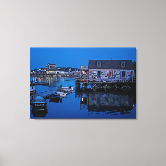Evening at Scituate Canvas Print (Front)