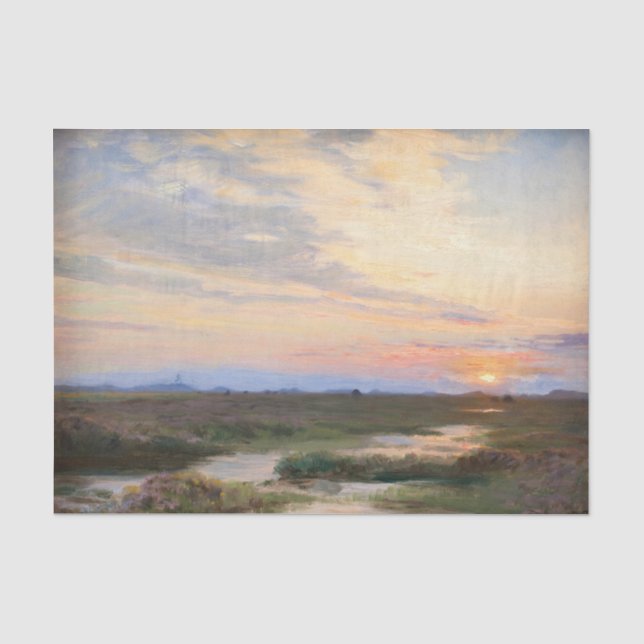 Evening at Skagen by P.S. Krøyer, Art  Tissue Paper (Front)