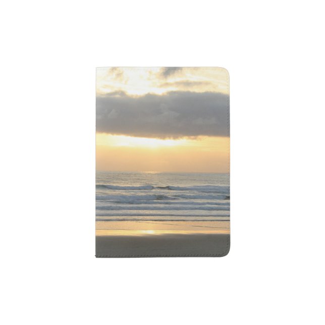 Evening At The Beach Passport Holder (Front)