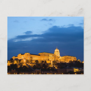 Evening at the Buda Castle in Budapest Postcard