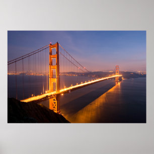 Evening at the Golden Gate Bridge print