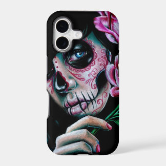 Evening Bloom Sugar Skull Girl iPhone 17 Case