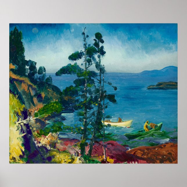 Evening Blue by George Bellows (1916) Poster (Front)
