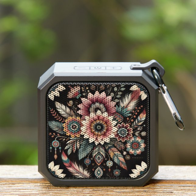 Evening Boho Blooms Bluetooth Speaker (Insitu(Outdoor))