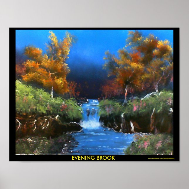 Evening Brook Poster (Front)