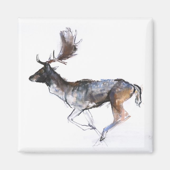Evening Buck Magnet (Front)