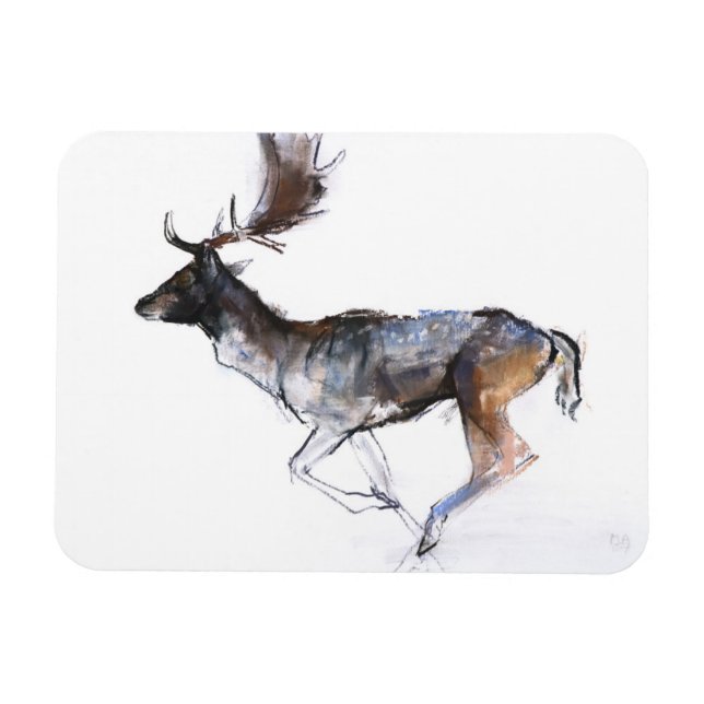 Evening Buck Magnet (Horizontal)