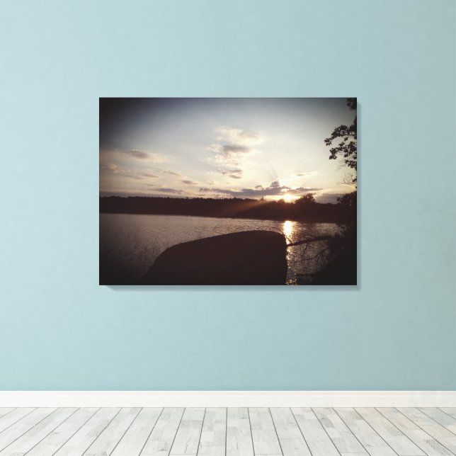 Evening Calm Canvas Print (Insitu(Wood Floor))