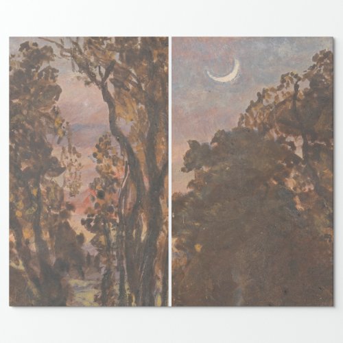 Evening Cattle Watering Samuel Palmer Wrapping Paper