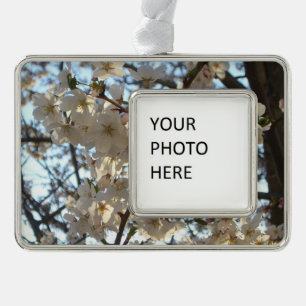 Evening Cherry Blossoms I Spring Floral Christmas Ornament