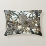 Evening Cherry Blossoms II Spring Sunset Accent Pillow