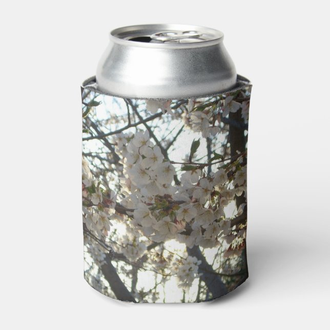 Evening Cherry Blossoms II Spring Sunset Can Cooler (Can Front)