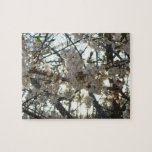 Evening Cherry Blossoms II Spring Sunset Jigsaw Puzzle