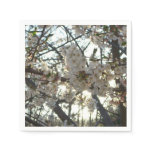 Evening Cherry Blossoms II Spring Sunset Napkins