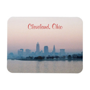 Evening Cleveland OH (Edgewater) Fridge Magnet