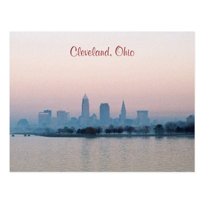 Evening Cleveland Postcard