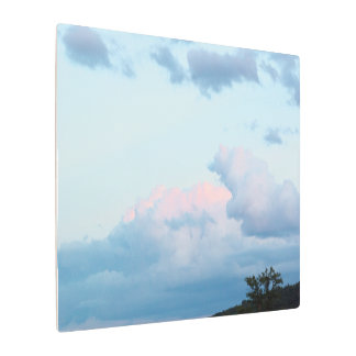 Evening Clouds Metal Print