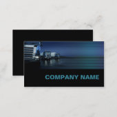 Evening Color Blue Truck Business Card (Front/Back)