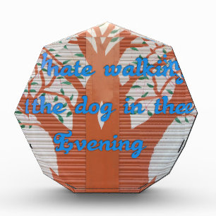 "Evening Dog Walk Dread" – I Hate Walking the Dog Award