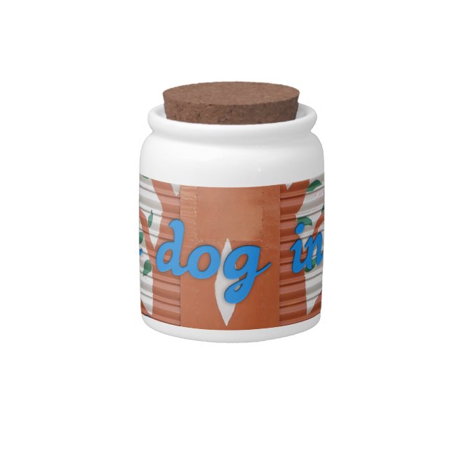 "Evening Dog Walk Dread" – I Hate Walking the Dog  Candy Jar (Front)