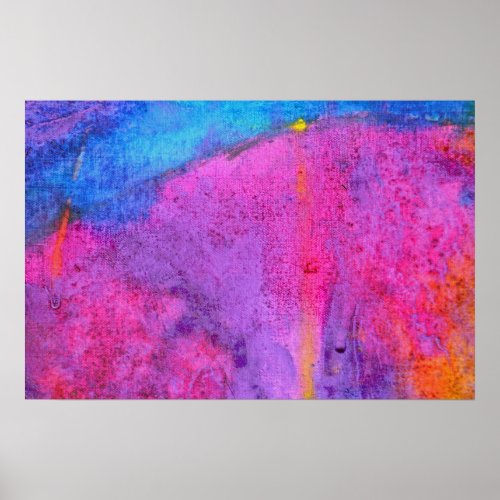 Evening Emotion dreamy abstract image Poster