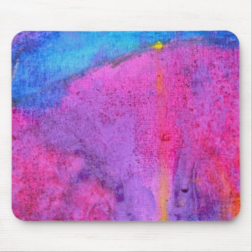 Evening Emotion dreamy abstract lilac rose Mouse Pad