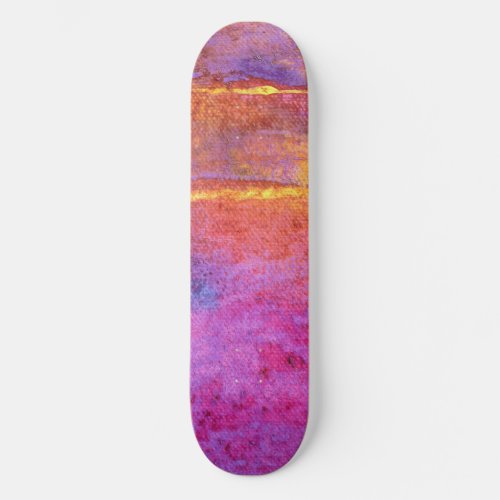 Evening Emotion Expressive Abstract Skateboard