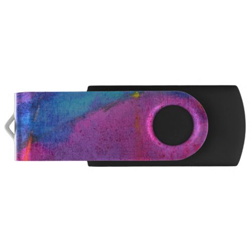 Evening Emotion lilac mauve dusk abstract Flash Drive