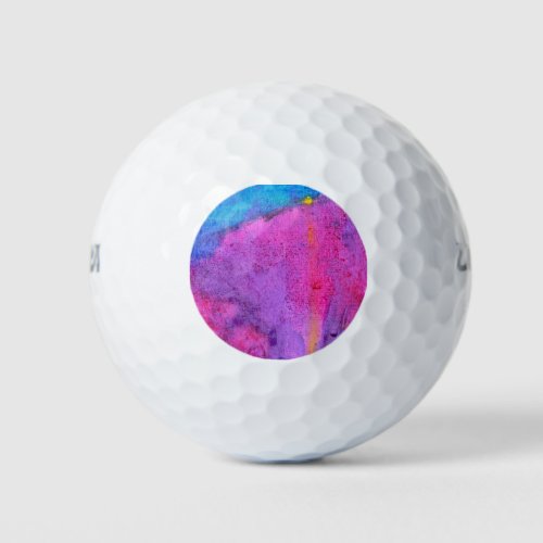 Evening Emotion lilac mauve dusk abstract Golf Balls