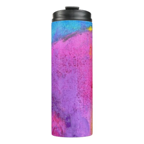 Evening Emotion lilac mauve dusk abstract Thermal Tumbler