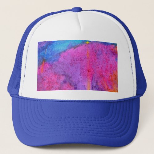 Evening Emotion lilac mauve dusk abstract Trucker Hat