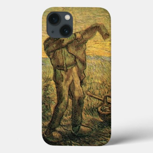 Evening _ End of the Day by Vincent van Gogh iPhone 13 Case