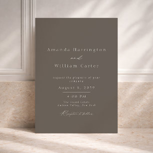 Evening Estate Wedding Invitation