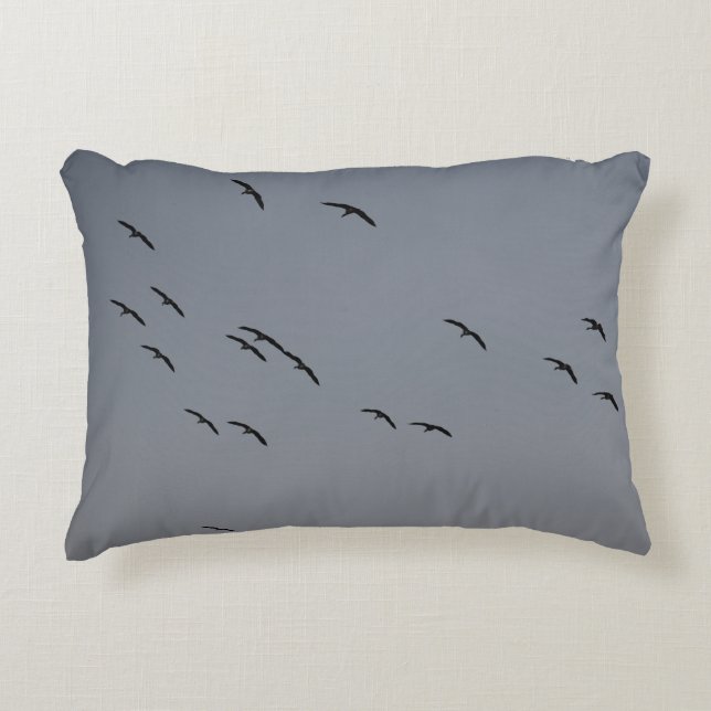 Evening Flight Accent Pillow (Front)