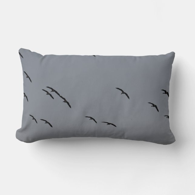 Evening Flight Lumbar Pillow (Front)