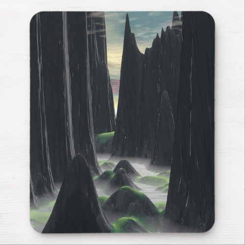 Evening Fog Mouse Pad