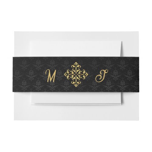 Evening Glam Invitation Belly Band